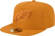 New Era Men's New Era  Brown Philadelphia Eagles Color Pack A-Frame 59FIFTY Fitted Hat