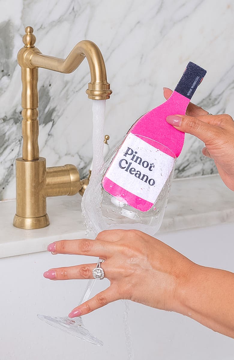 Wine Wash Co. 3-Piece Scubbly Kitchen Sponge Set, Alternate, color, 