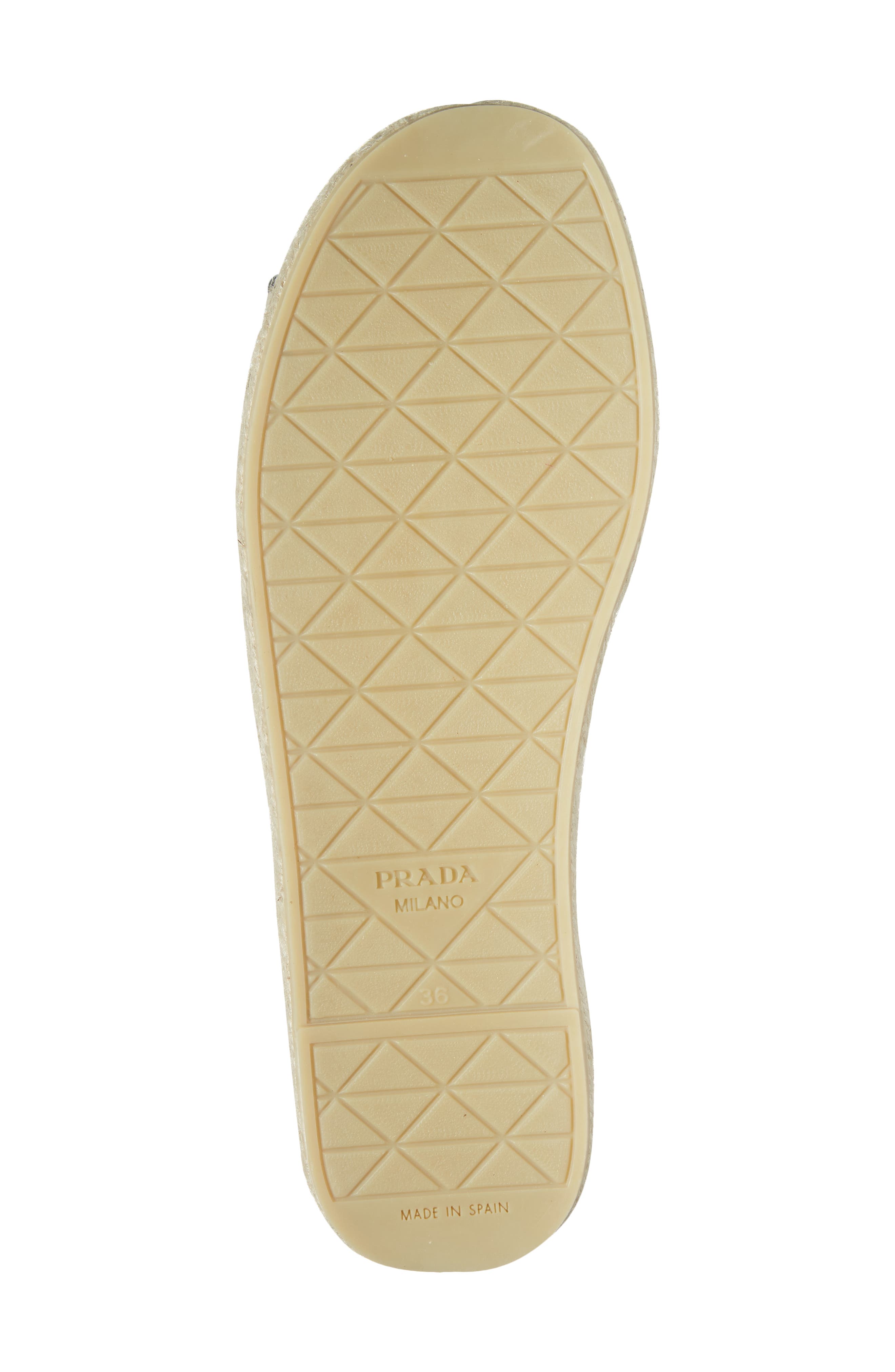 Prada Quilted Leather Slide Sandal, Alternate, color, 
