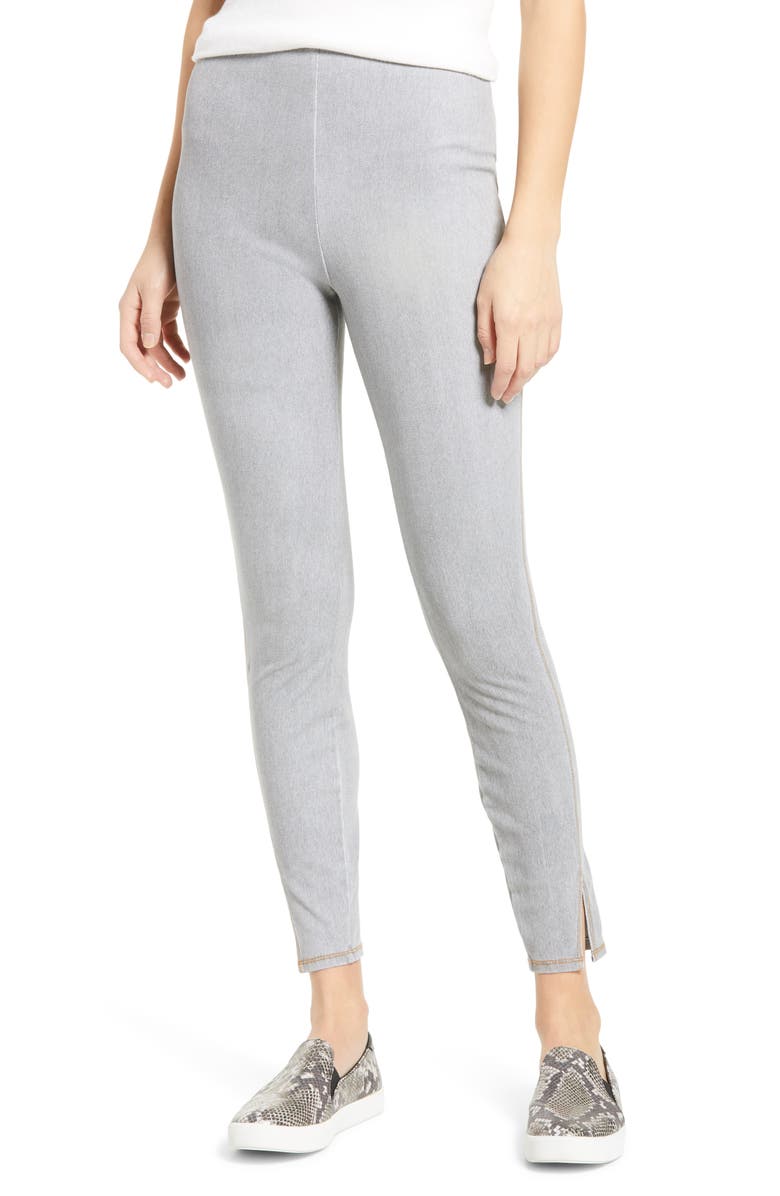 Lysse ́ Kara Split Hem Denim Leggings, Main, color, 
