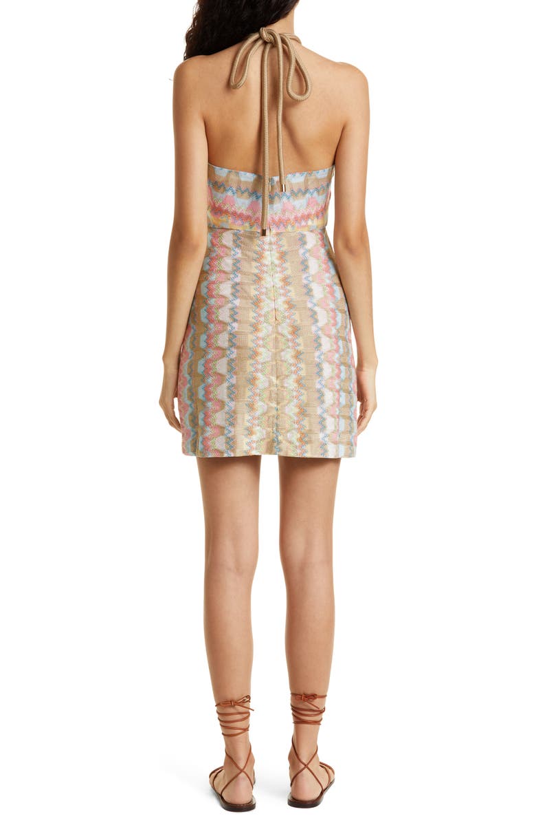 ALEXIS Everest Cutout Halter Dress, Alternate, color,