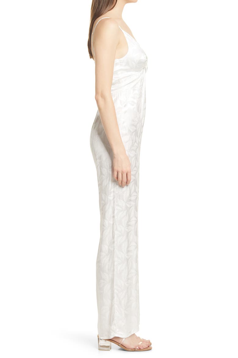 Molli Jacquard Jumpsuit, Alternate, color, WHITE