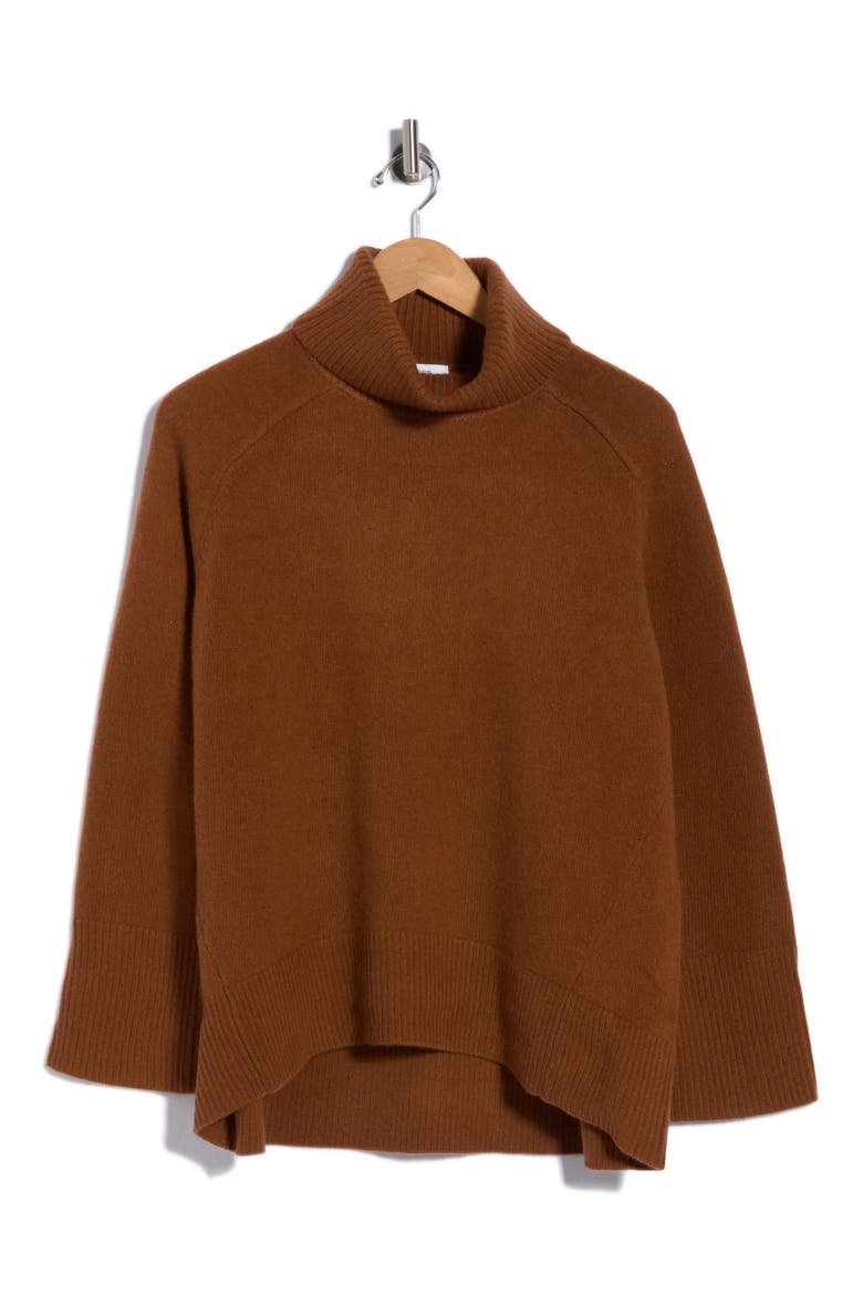 Eliza Wool & Cashmere Sweater, Alternate, color, TOFFEE