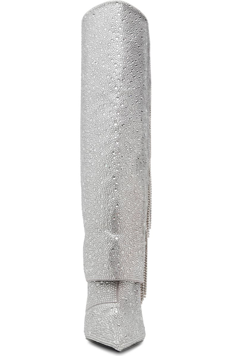 Steve Madden Sanya Rhinestone Fringe Knee High Boot, Alternate, color,