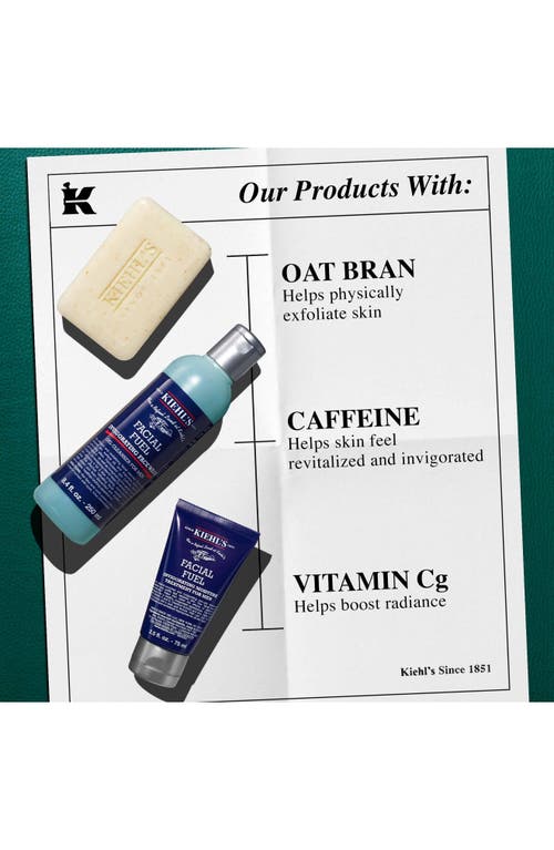 Kiehl's Since 1851 Morning Reboot Set $81 Value In Transparent