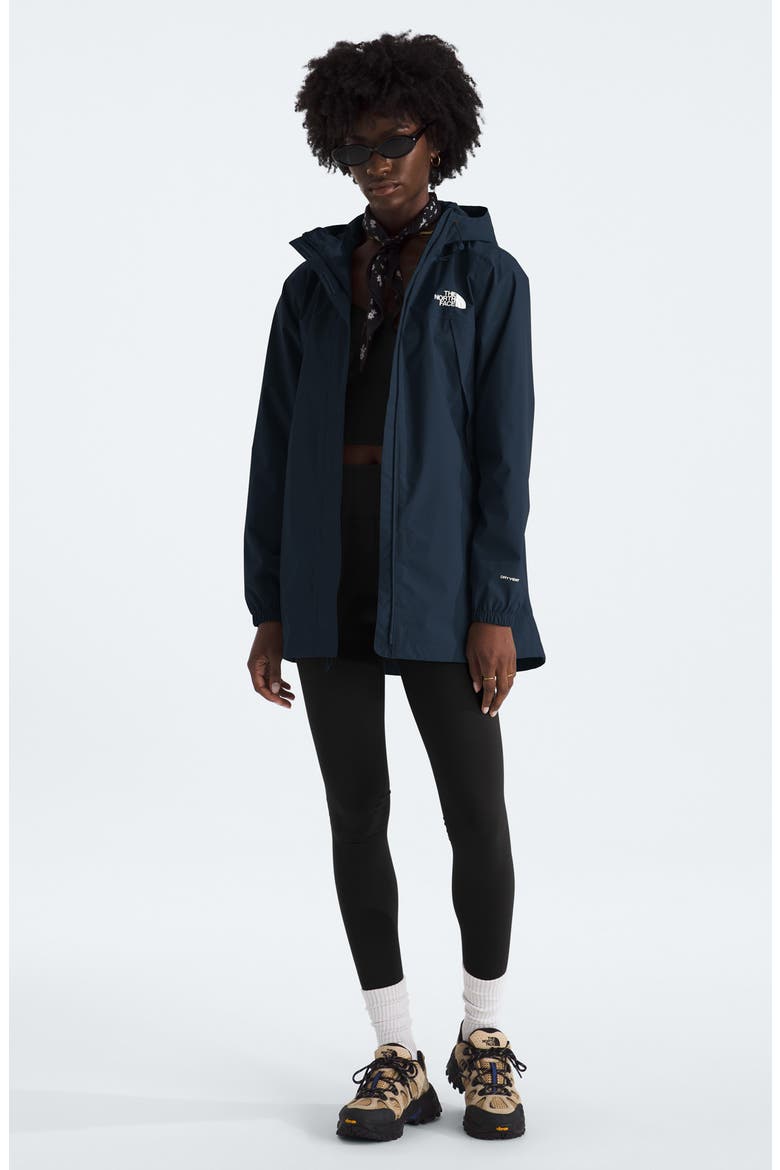 Antora Waterproof Hooded Rain Parka, Alternate, color, SUMMIT NAVY