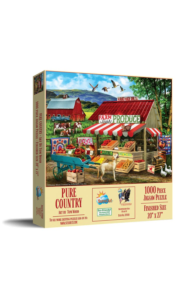 Pure Country 1000 piece Jigsaw Puzzle for Adults, Main, color, Multicolor