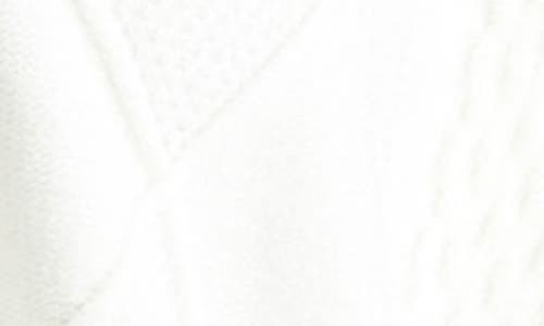 Universal Standard Mixed Cable Stitch Cardigan In Cream