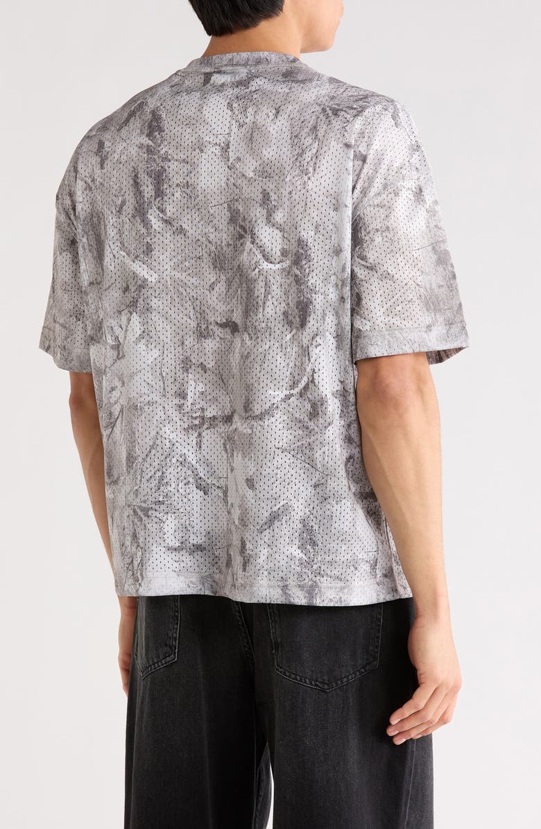 DENIM AND FLOWER '19' Camo Graphic Jersey T-Shirt, Alternate, color, Grey
