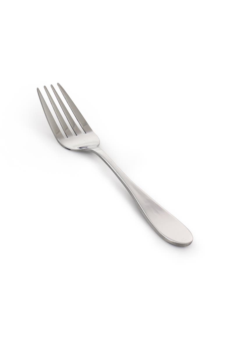 20 Piece Stainless Steel Flatware Set with Steak Knives, Alternate, color, Silver