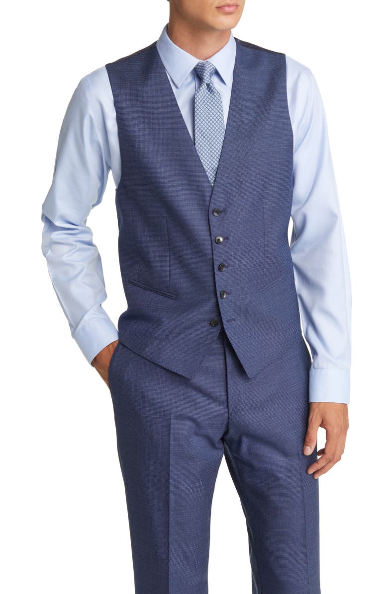 BOSS Jeckson Stretch Wool Blend Three-Piece Suit, Alternate, color, 