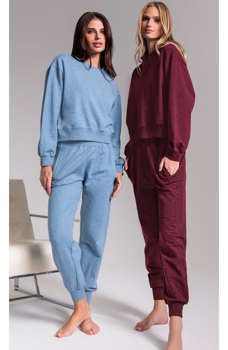 Generation Love Colby Compact Crystal Sweatshirt, Alternate, color, Blue