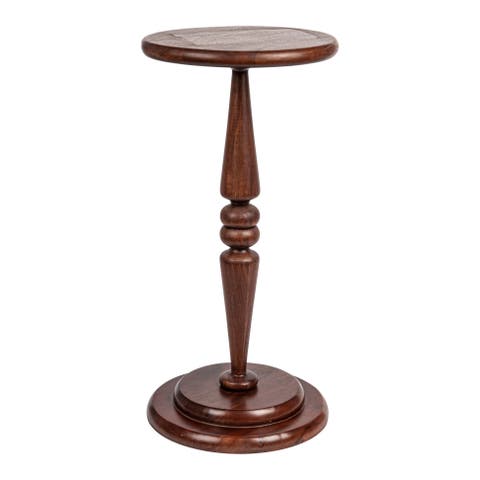 Bishop Pedestal Cocktail Side Table