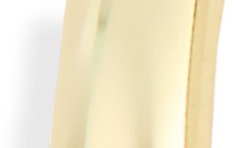 Argento Vivo Sterling Silver Simple Hoop Earrings In Gold