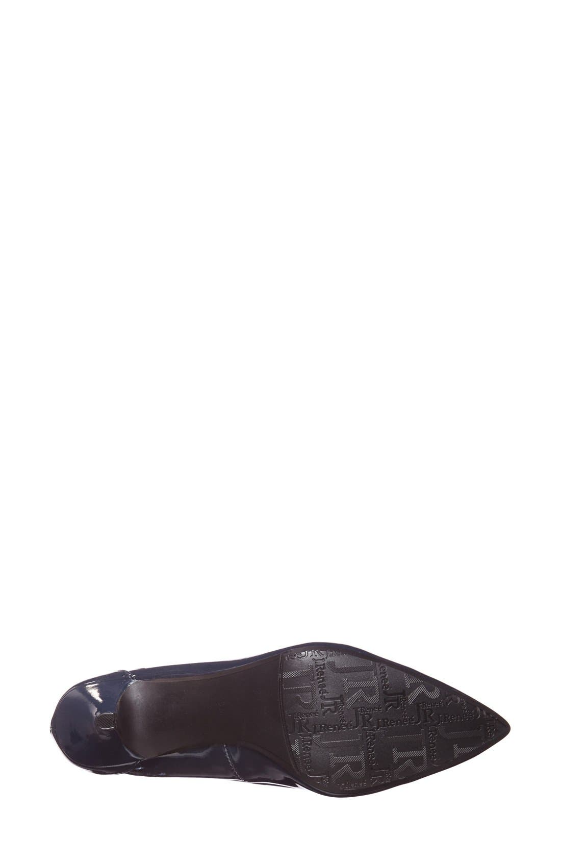 'Halina' Pointy Toe Pump, Alternate, color, NAVY