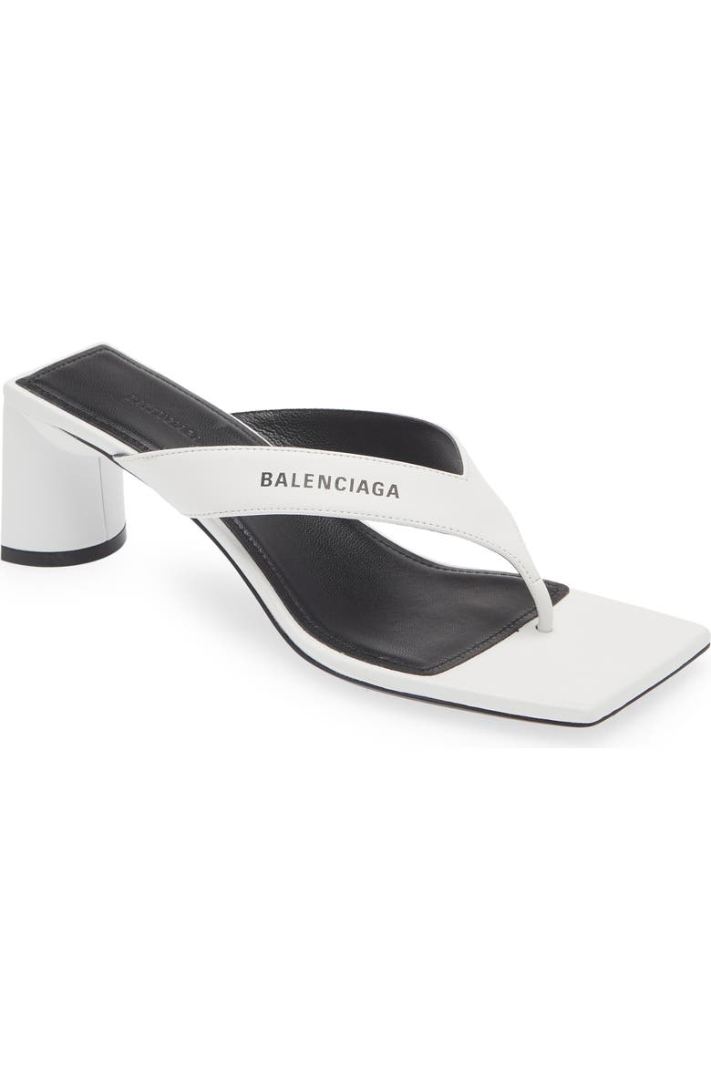 Balenciaga Square Toe Thong Sandal, Main, color,