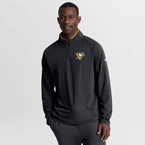 Men
s Fanatics Black Pittsburgh Penguins Authentic Pro Rink Training Quarter-Zip Pullover
