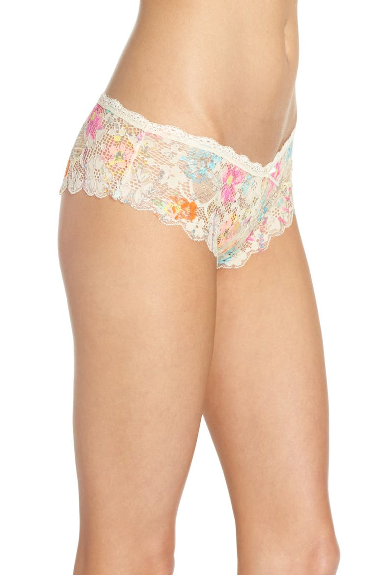 Intimates Camellia Hipster Briefs, Alternate, color, MACRAME FLORAL