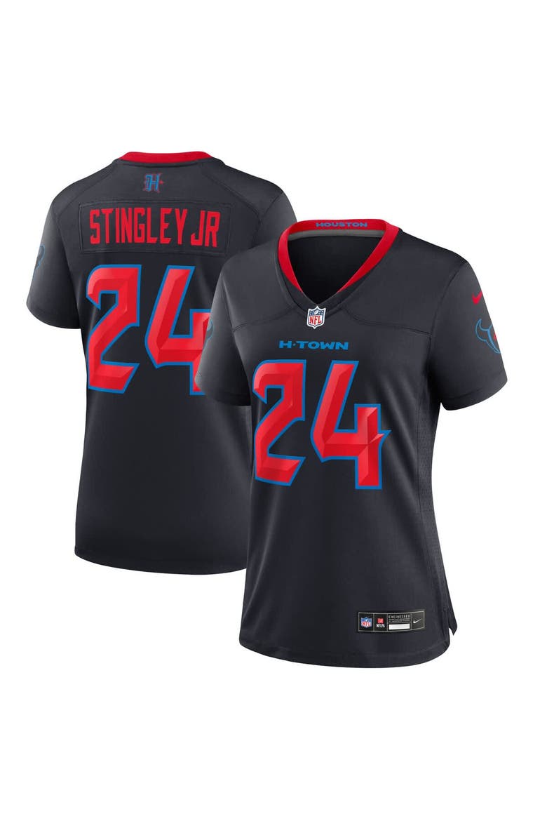 Women's Nike Derek Stingley Jr. Navy Houston Texans Alternate Game Jersey, Alternate, color, Navy