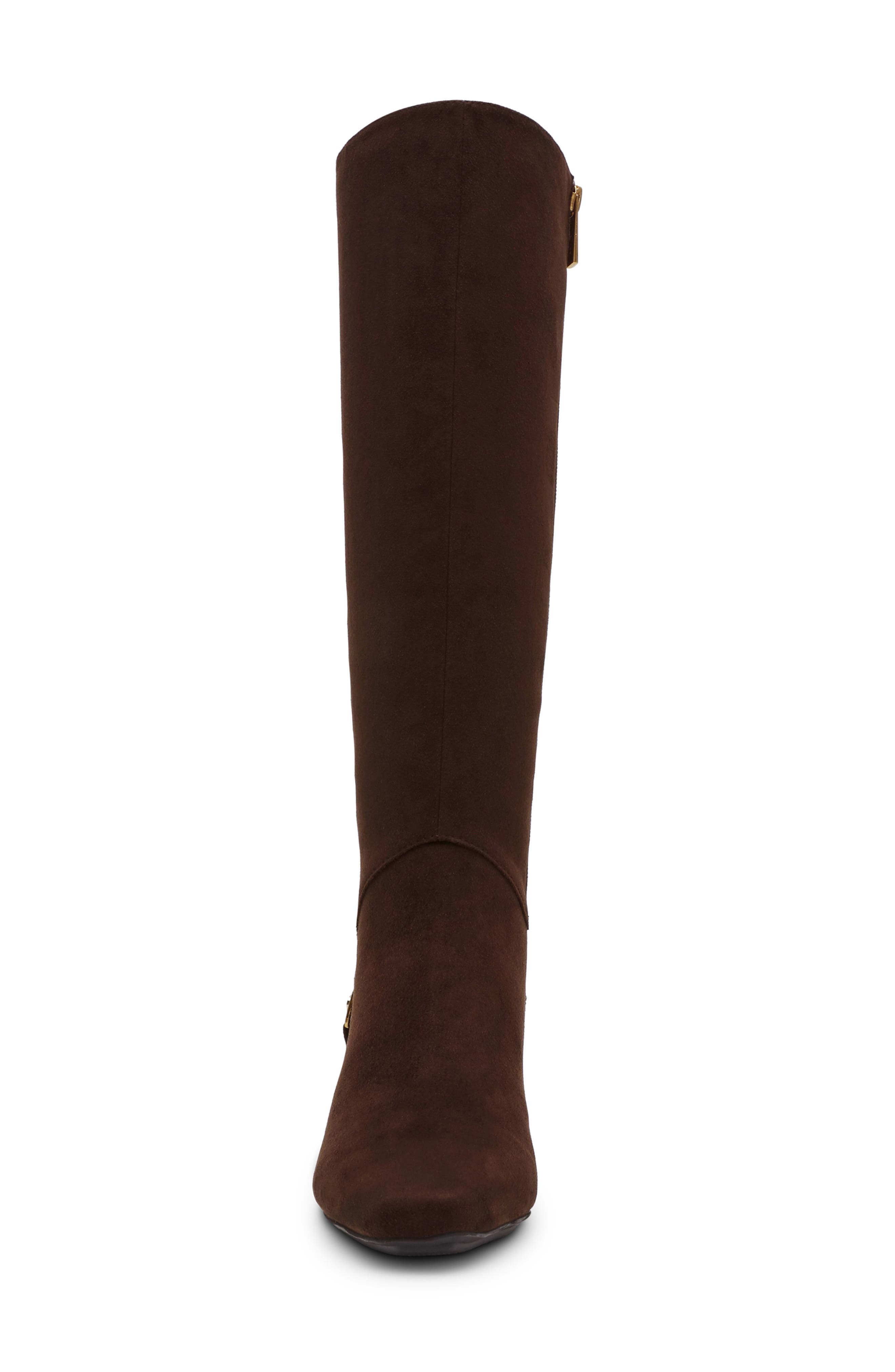 Anne Klein Iverson Knee High Boot, Alternate, color, Dark Brown