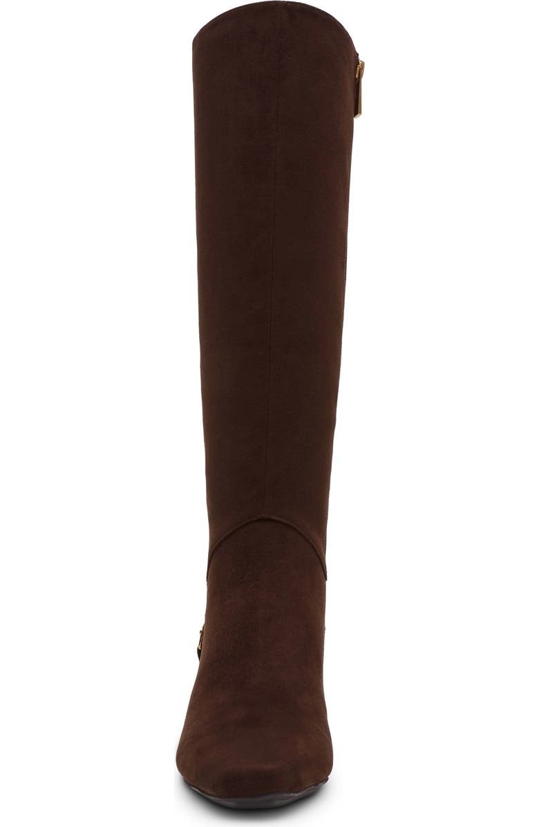 Anne Klein Iverson Knee High Boot, Alternate, color, Dark Brown