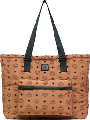 MCM Aren Packable Tote in Visetos
