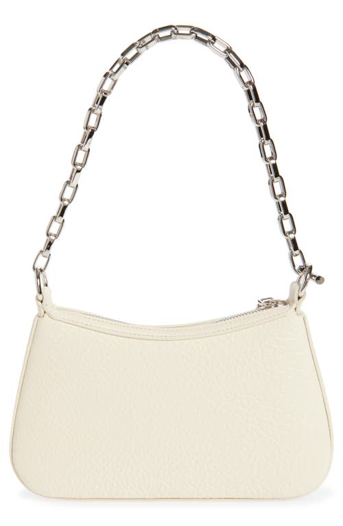 Alexander Mcqueen Mcqueen Mini T-bar Handbag In Cream/silver