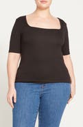 Universal Standard Foundation Short Sleeve Top