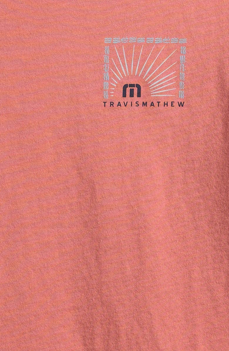 TravisMathew Kids' Villa Views Graphic T-Shirt, Alternate, color, Brick Dust
