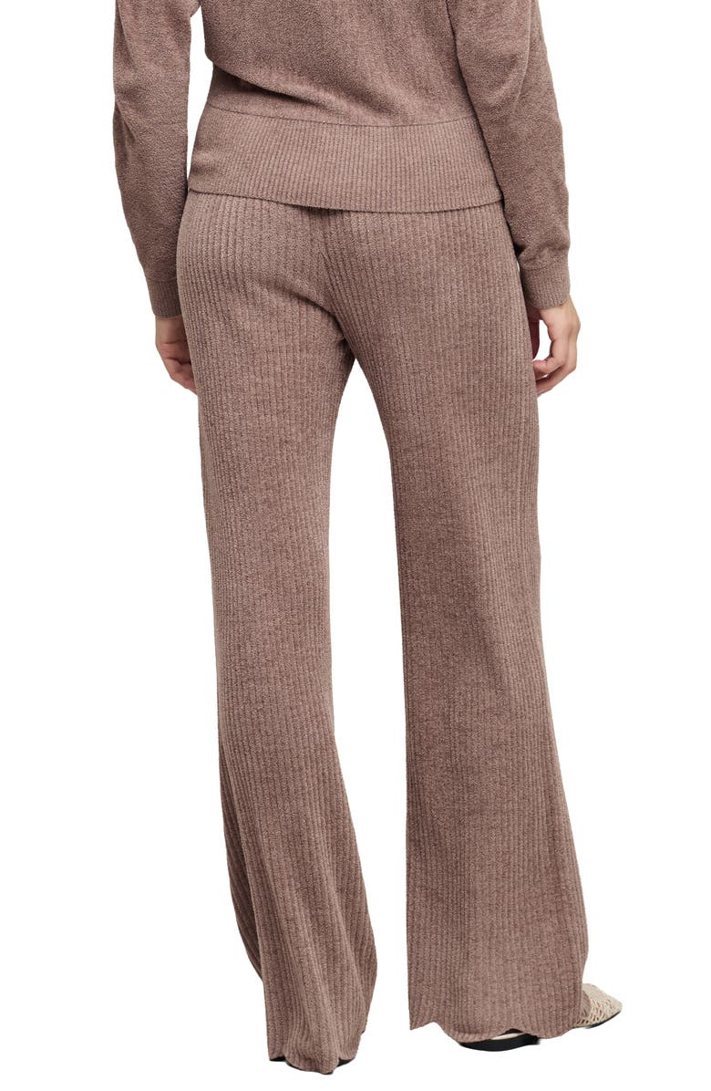 Barefoot Dreams<sup>®</sup> CozyChic<sup>®</sup> Ultra Lite<sup>®</sup> Scallop Hem Lounge Pants, Alternate, color, Sable