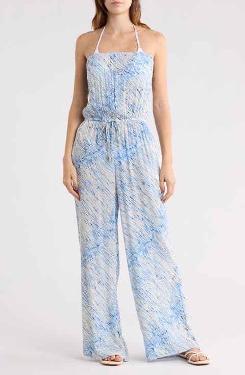 Strapless Cover-Up Jumpsuit