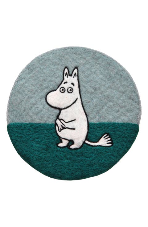 Moomin Handmade Felted Wool Pot Mat