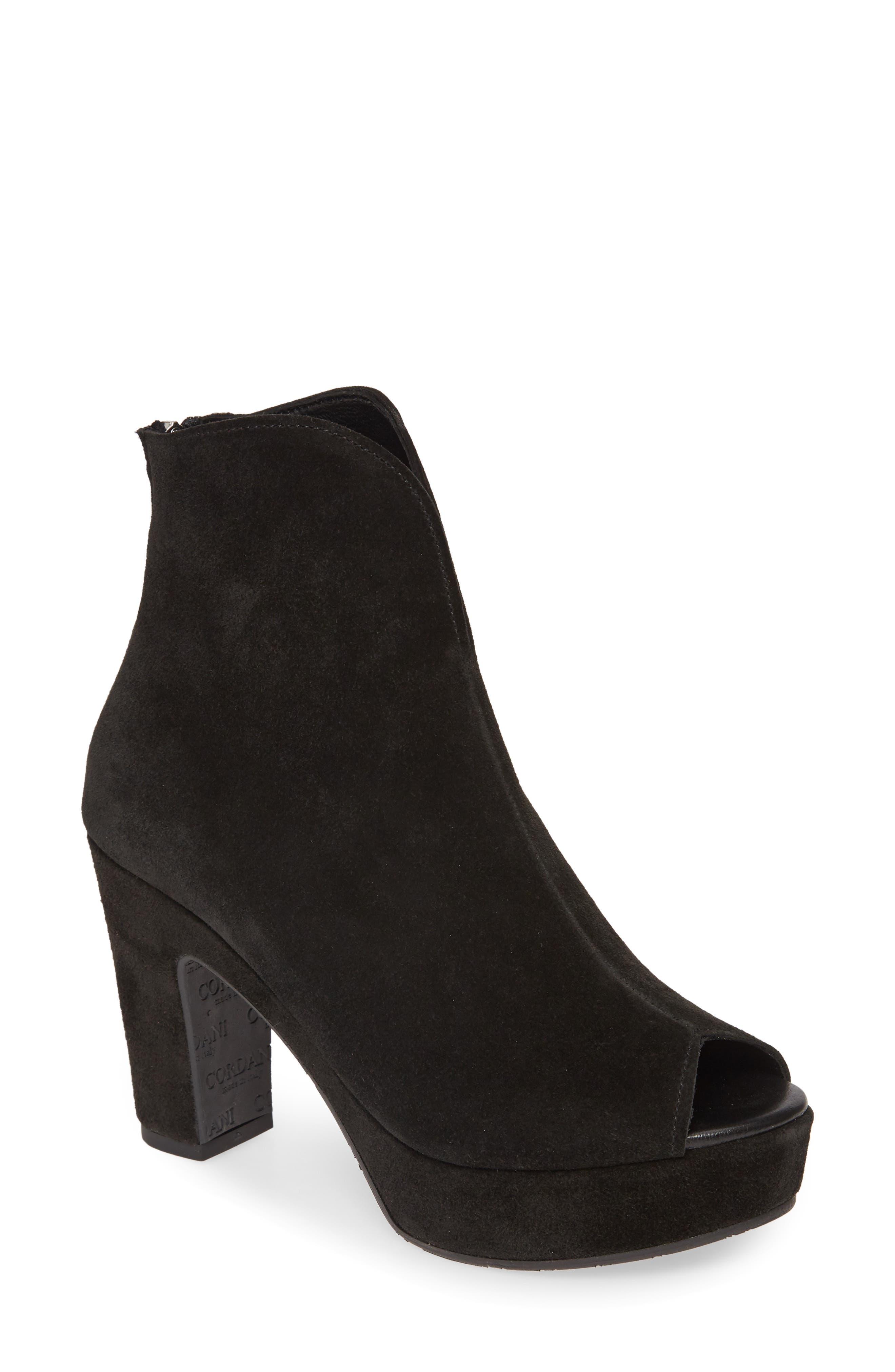 Cordani Tabbi Peep Toe Bootie, Main, color, 