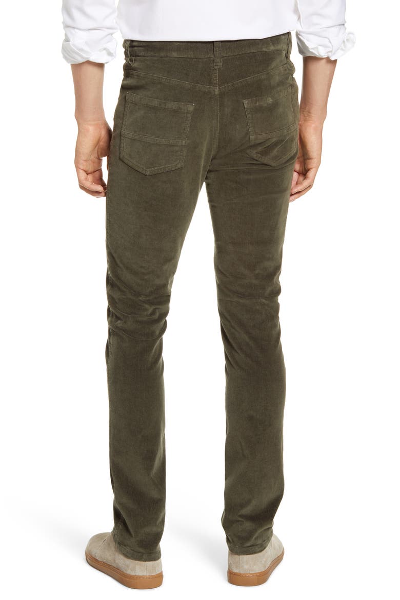 Stretch Corduroy Five Pocket Pants, Alternate, color, MOSS