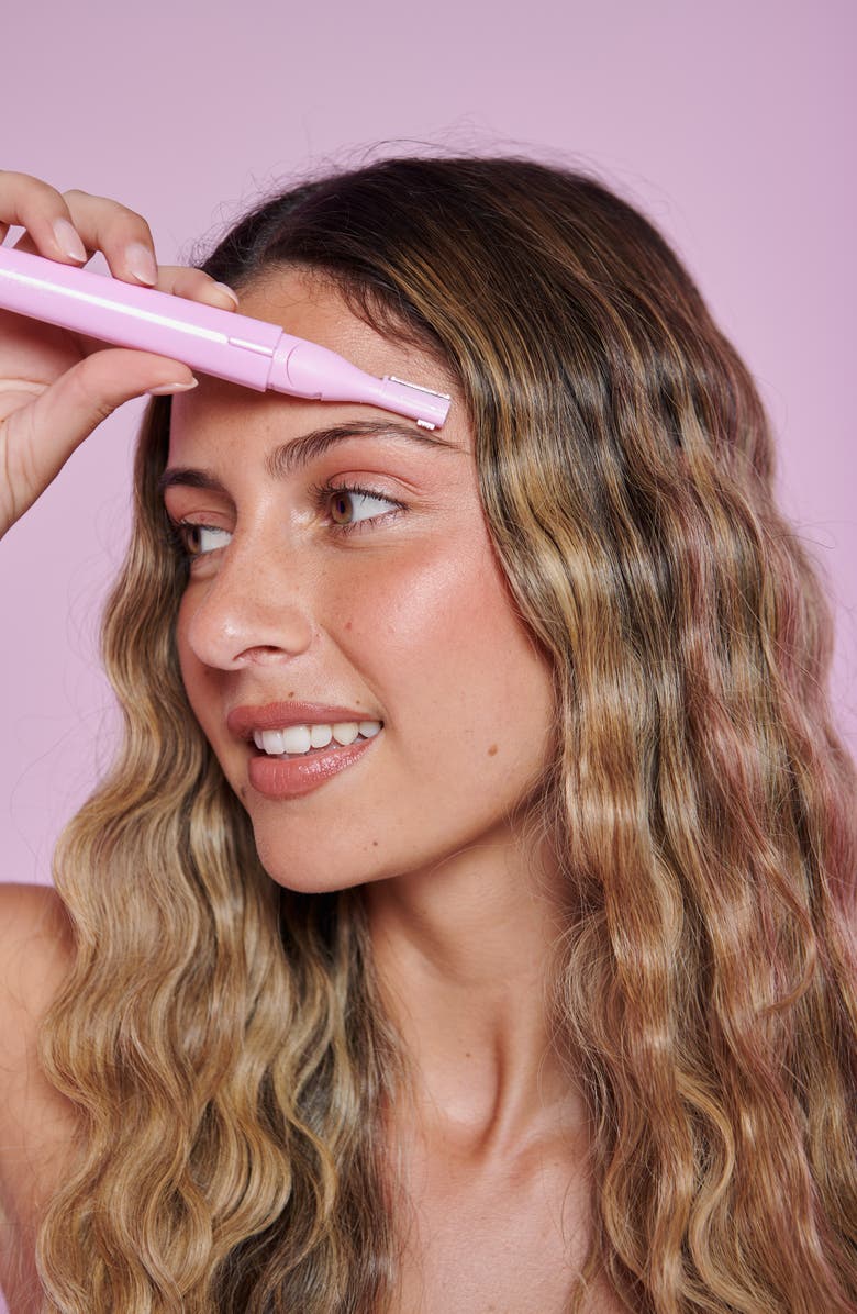 Mermade Hair Facial Shaver, Alternate, color, Pink