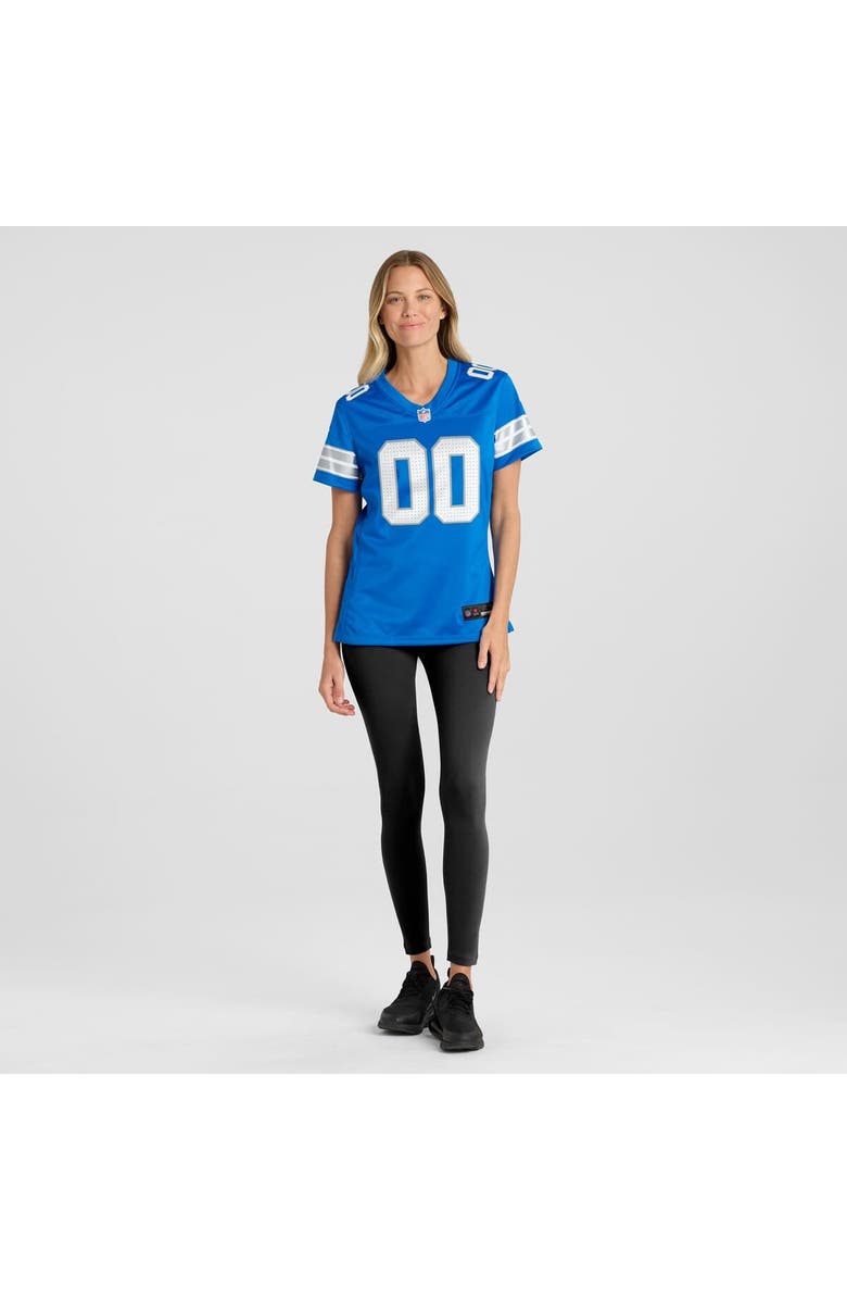 Nike Women's Nike Blue Detroit Lions Custom Game Jersey, Alternate, color, 