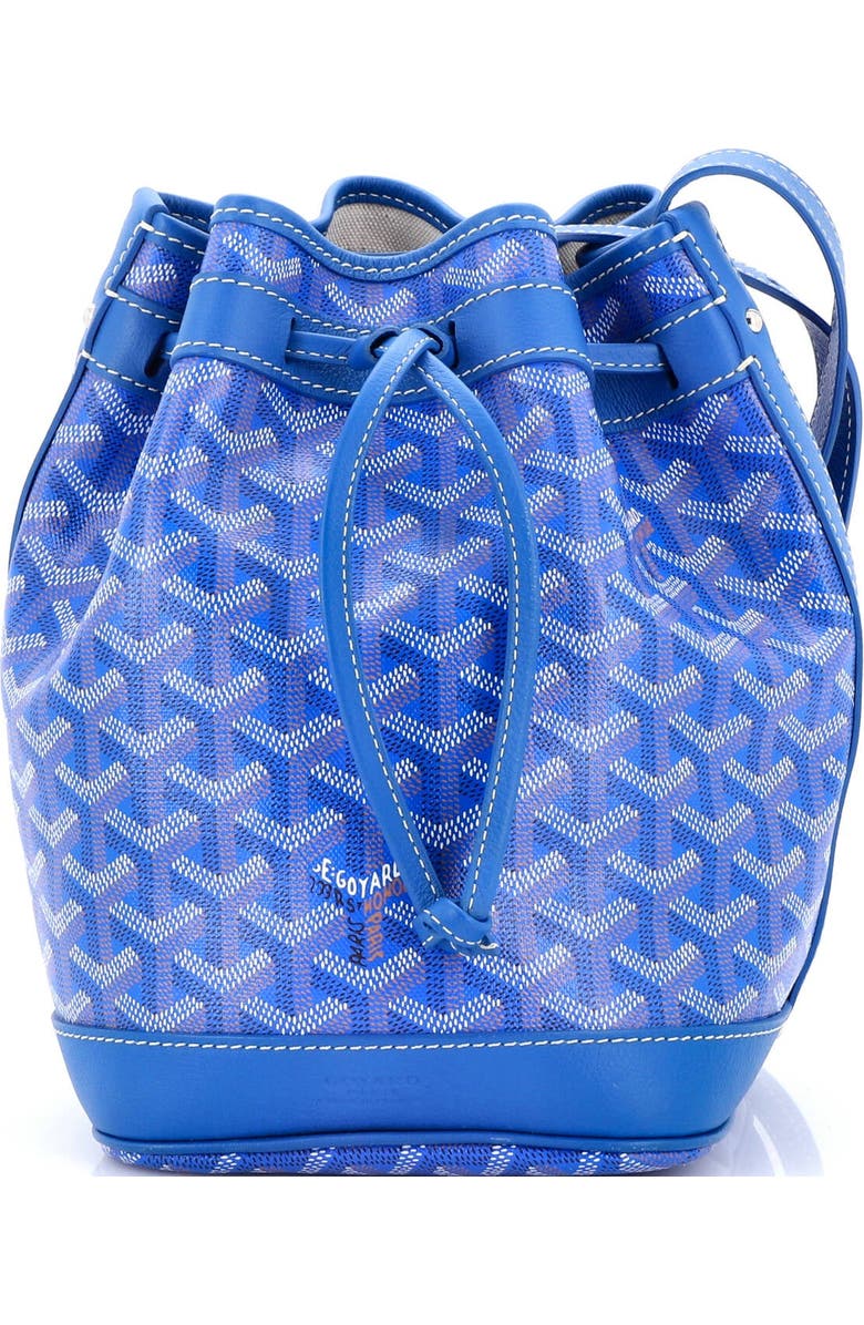 Pre-Owned Goyard Petit Flot Bucket Bag Coated Canvas PM, Main, color,