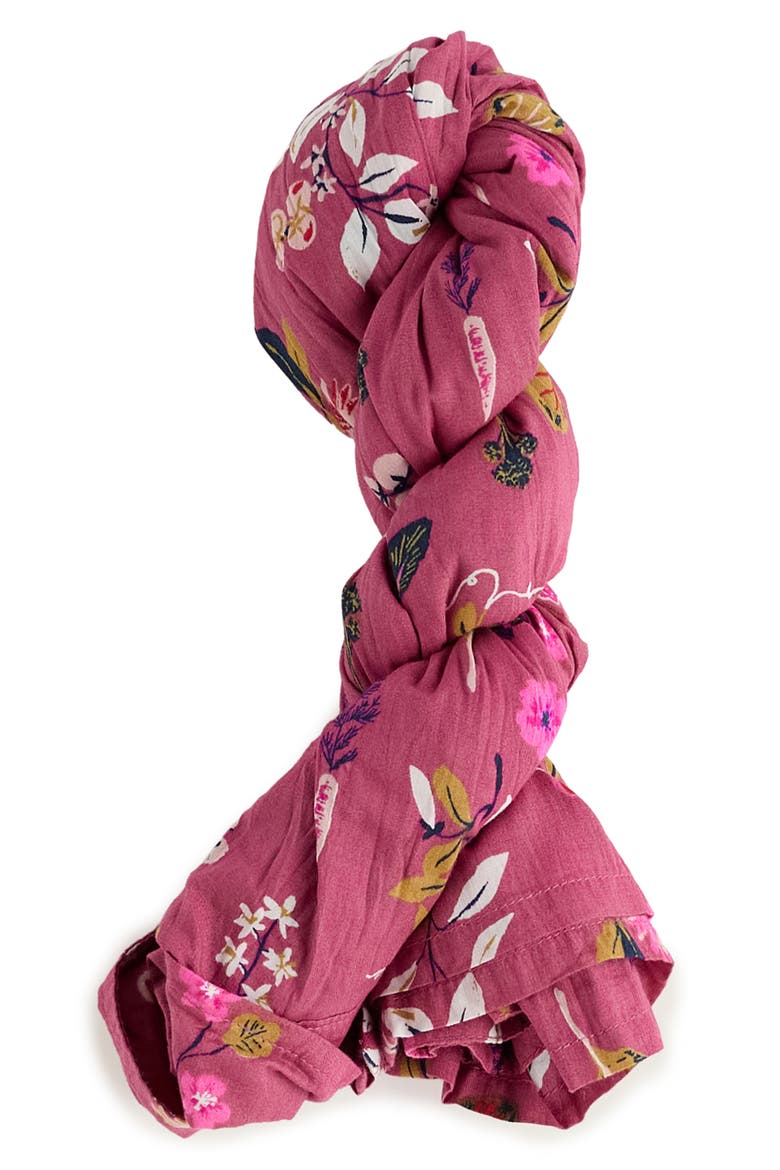 Larissa Organic Cotton Shirt, Alternate, color, FLORA STUDY ROSA