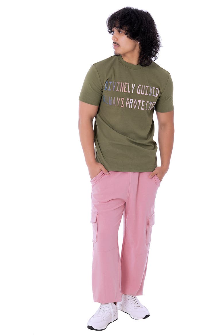 Always Protected Crew Neck T-Shirt, Alternate, color, Army