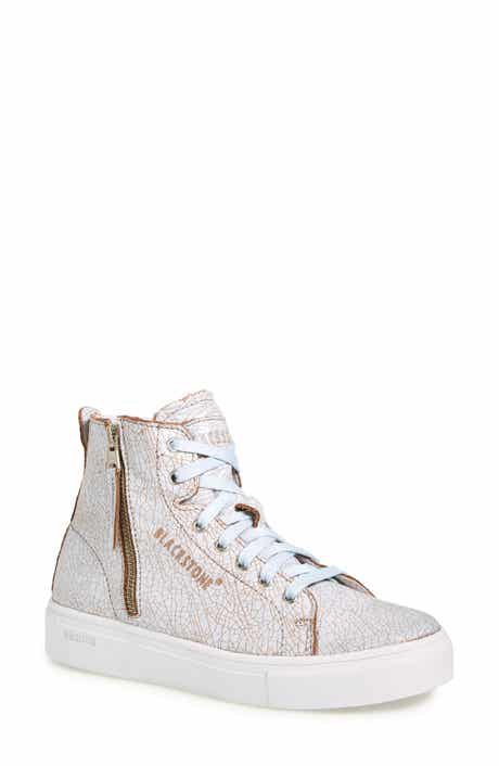 Blackstone 'LL78' Crackled High Top Platform Sneaker