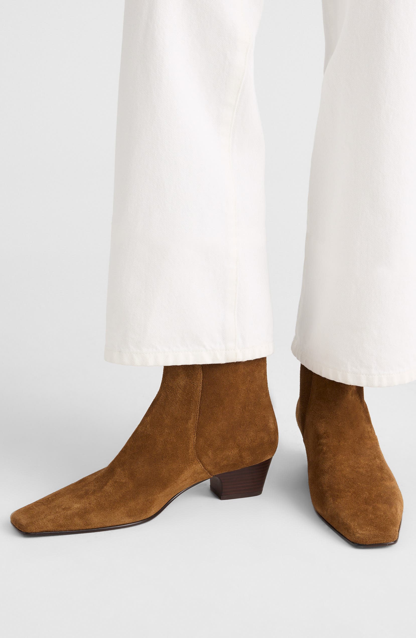 Madewell The Lexie Ankle Bootie, Alternate, color, Warm Chestnut