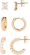 NORDSTROM RACK 3-Pack Assorted Earrings Set