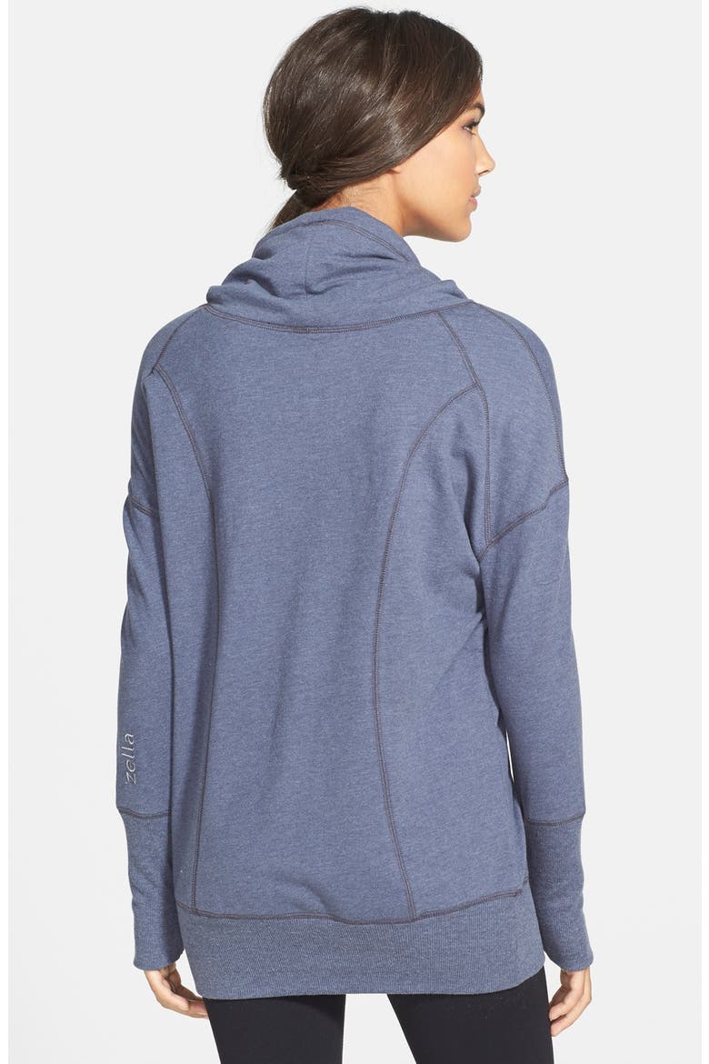 'Cherished Too' Tunic, Alternate, color, GREY SLATE HEATHER