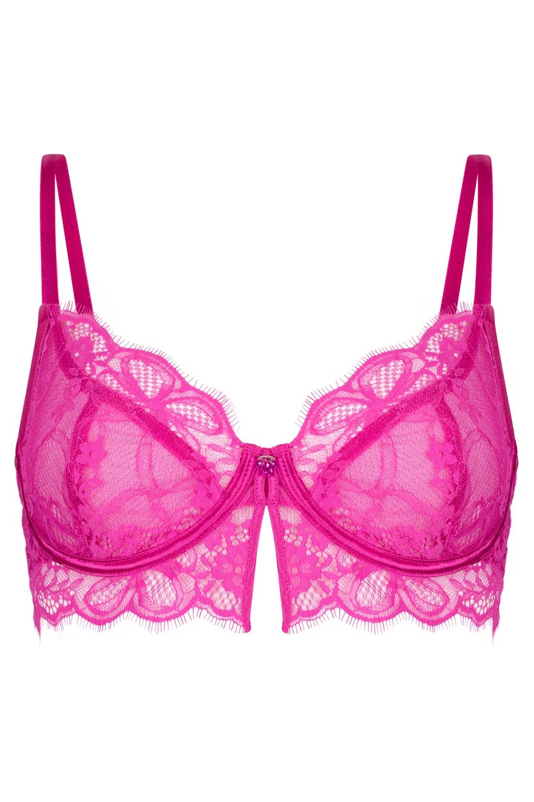 Prina Unpadded Underwired Bra, Alternate, color, Rose Violet
