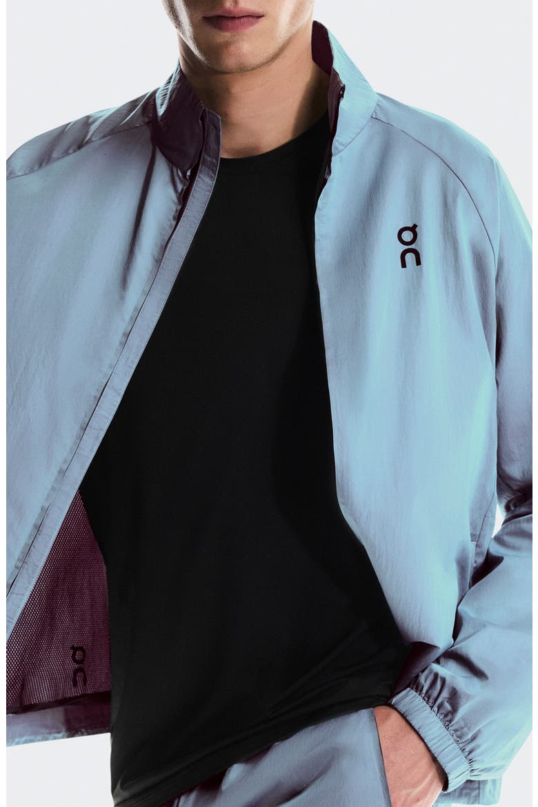 Court Water Repellent Track Jacket, Alternate, color, GEYSER
