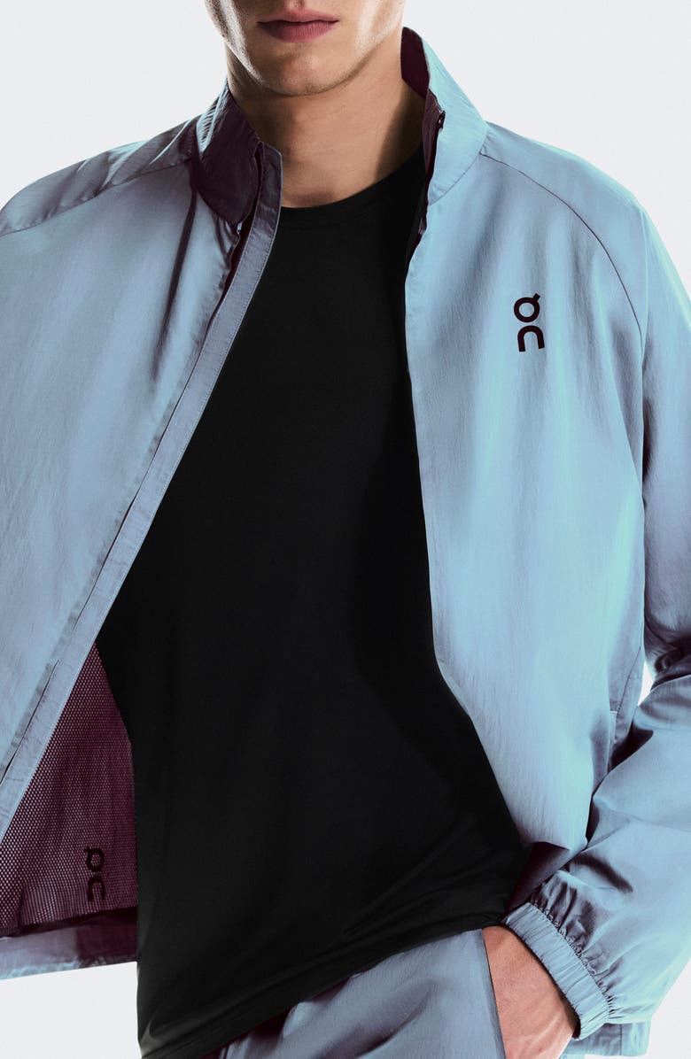 On Court Water Repellent Track Jacket, Alternate, color, Geyser