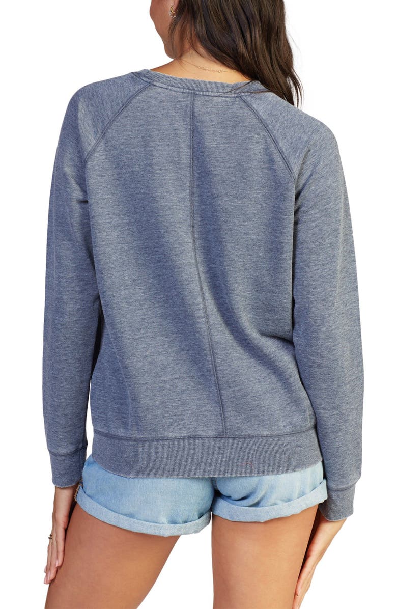 Roxy Wishing Away Stripe Tee, Alternate, color, 