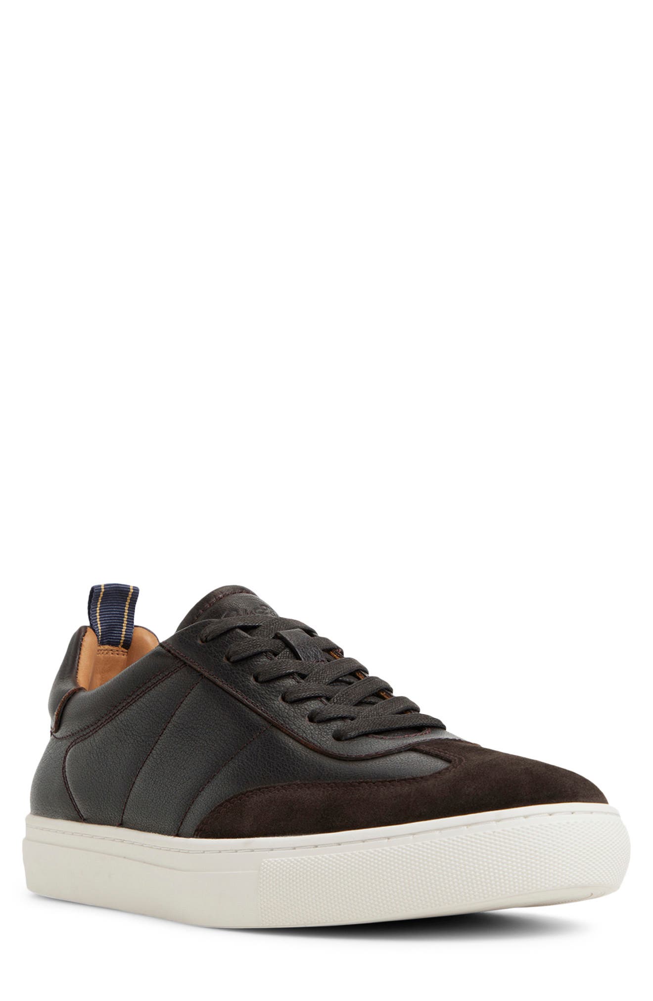 Brooks Brothers Emmerson Sneaker, Main, color, Brown