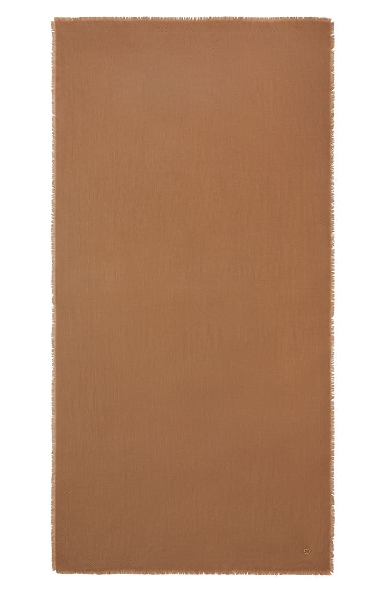 Burberry TB Monogram Cashmere Jacquard Scarf, Main, color, 