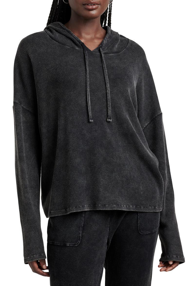 Jaime Thermal Hoodie, Main, color, BLACK WASH